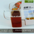 high quality wholesale clear glass jug with cup